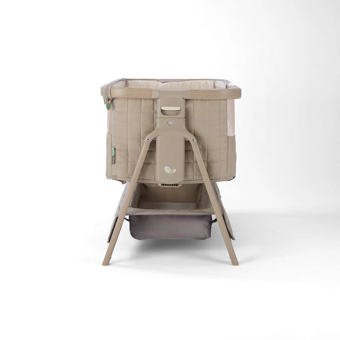 Tutti Bambini Cozee Sense Bedside Crib - Soft Walnut / Cocoa - Image 19