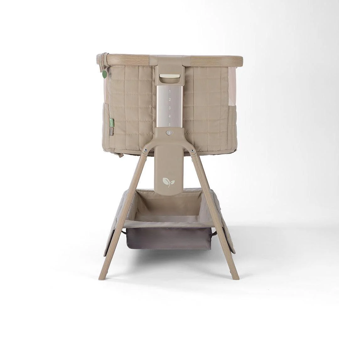 Tutti Bambini Cozee Sense Bedside Crib - Soft Walnut / Cocoa - Image 20