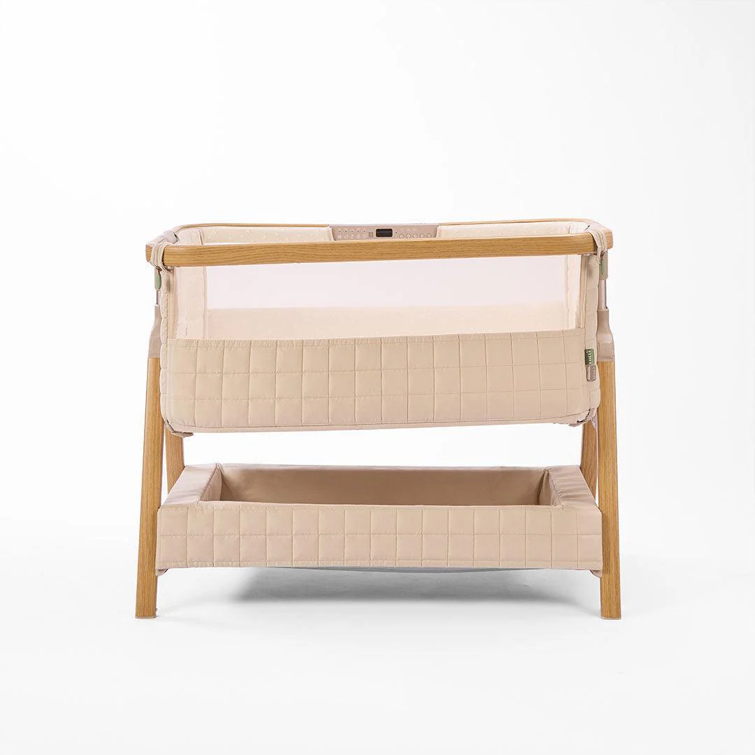 Tutti Bambini Cozee Sense Bedside Crib - Toasted Oak / Sand - Image 20