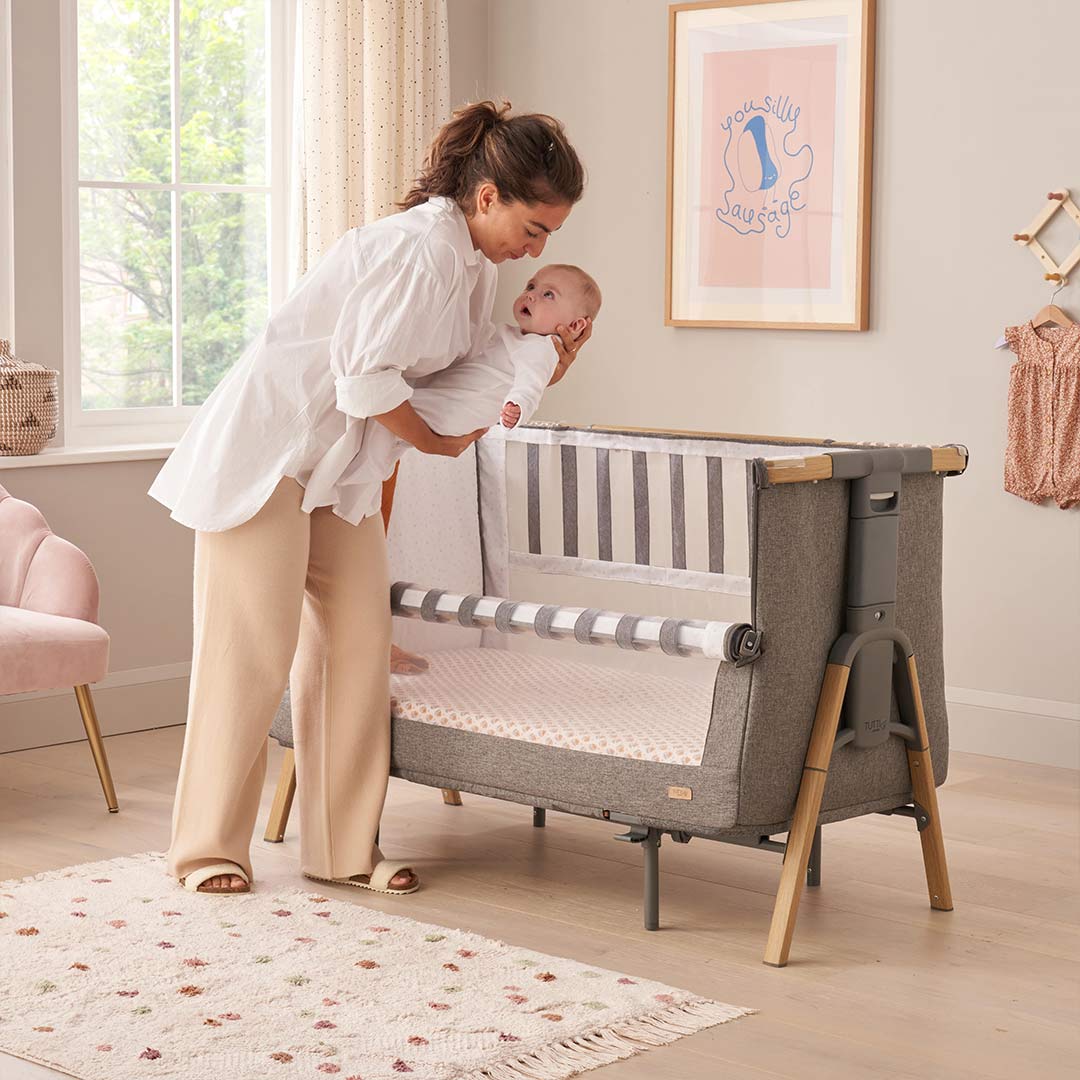 Tutti Bambini CoZee XL Complete Birth To 4+ Years Package - Oak/Charcoal - Image 5