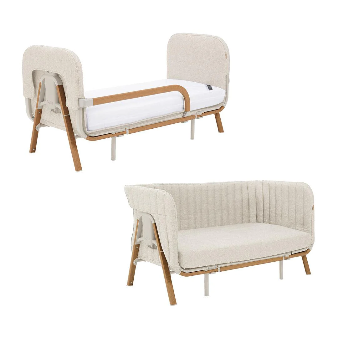 Tutti Bambini CoZee XL - Complete Birth To 4+ Years Package - Scandinavian Walnut/Ecru - Image 8