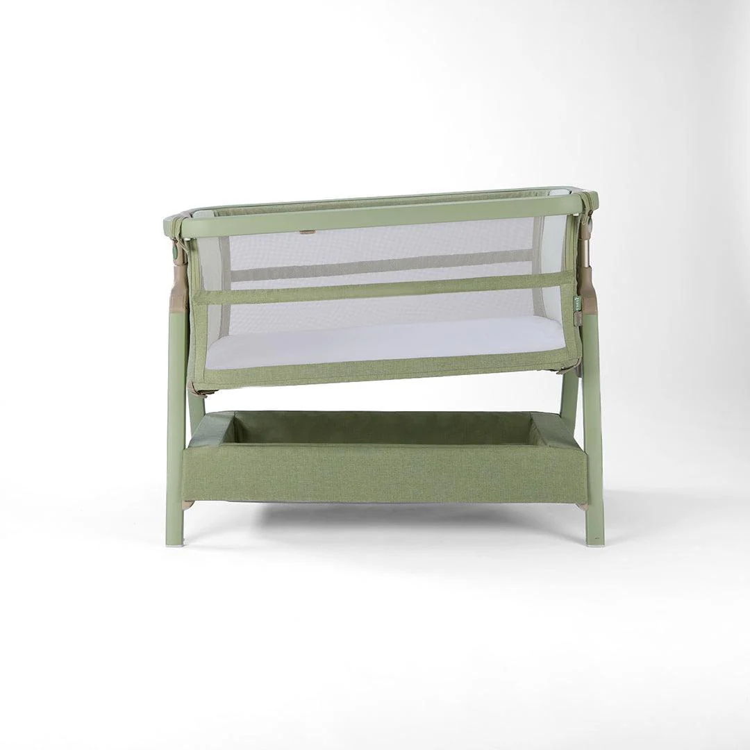 Tutti Bambini Cozee Zen Bedside Crib - Eucalyptus - Image 13