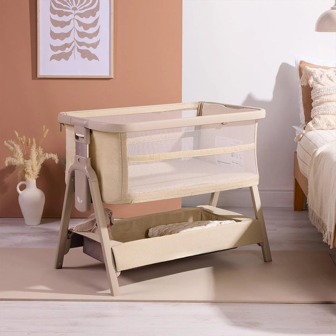 Tutti Bambini Cozee Zen Bedside Crib - Sand - Image 2