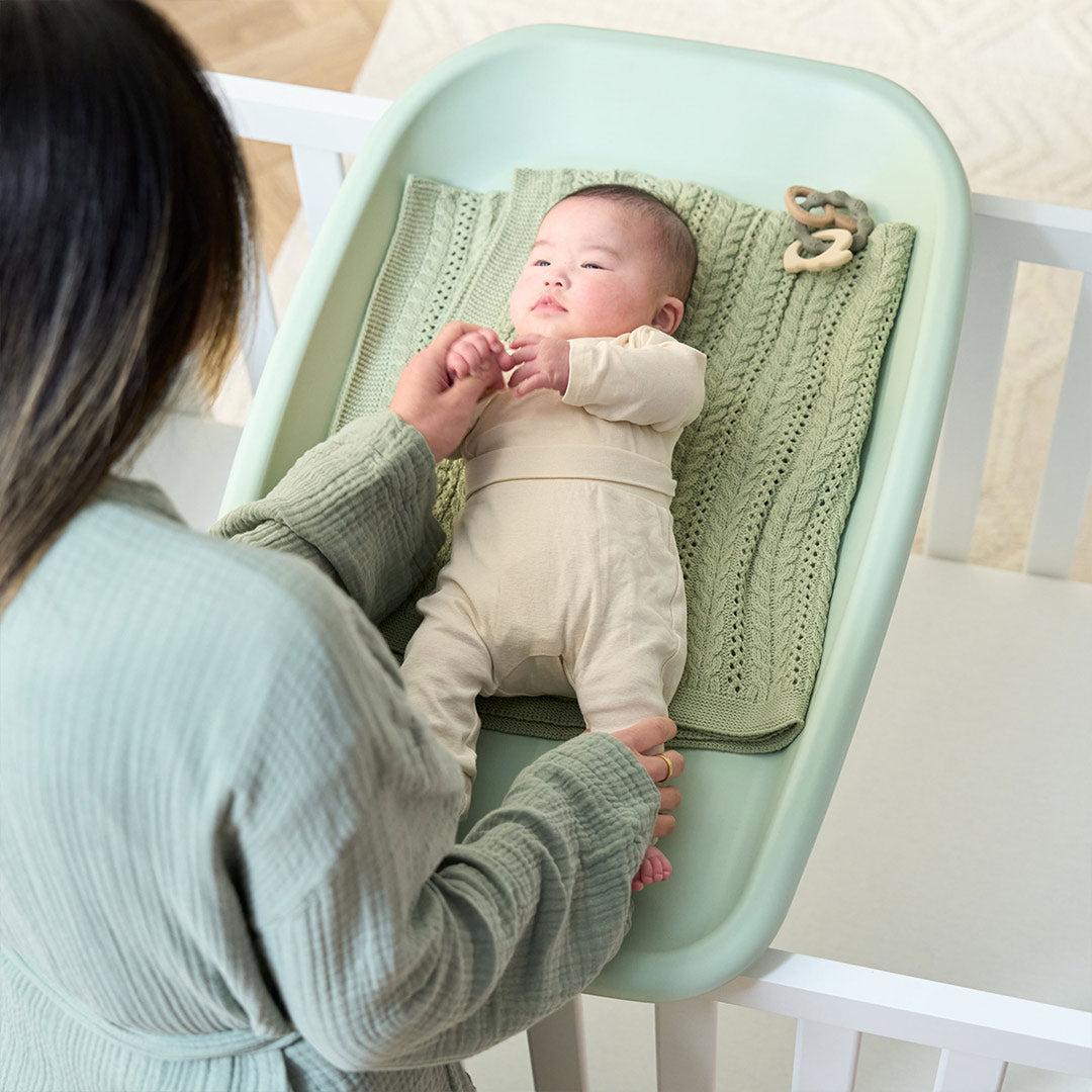 Tutti Bambini Cushi Baby Changing Mat - Leaf - Image 2