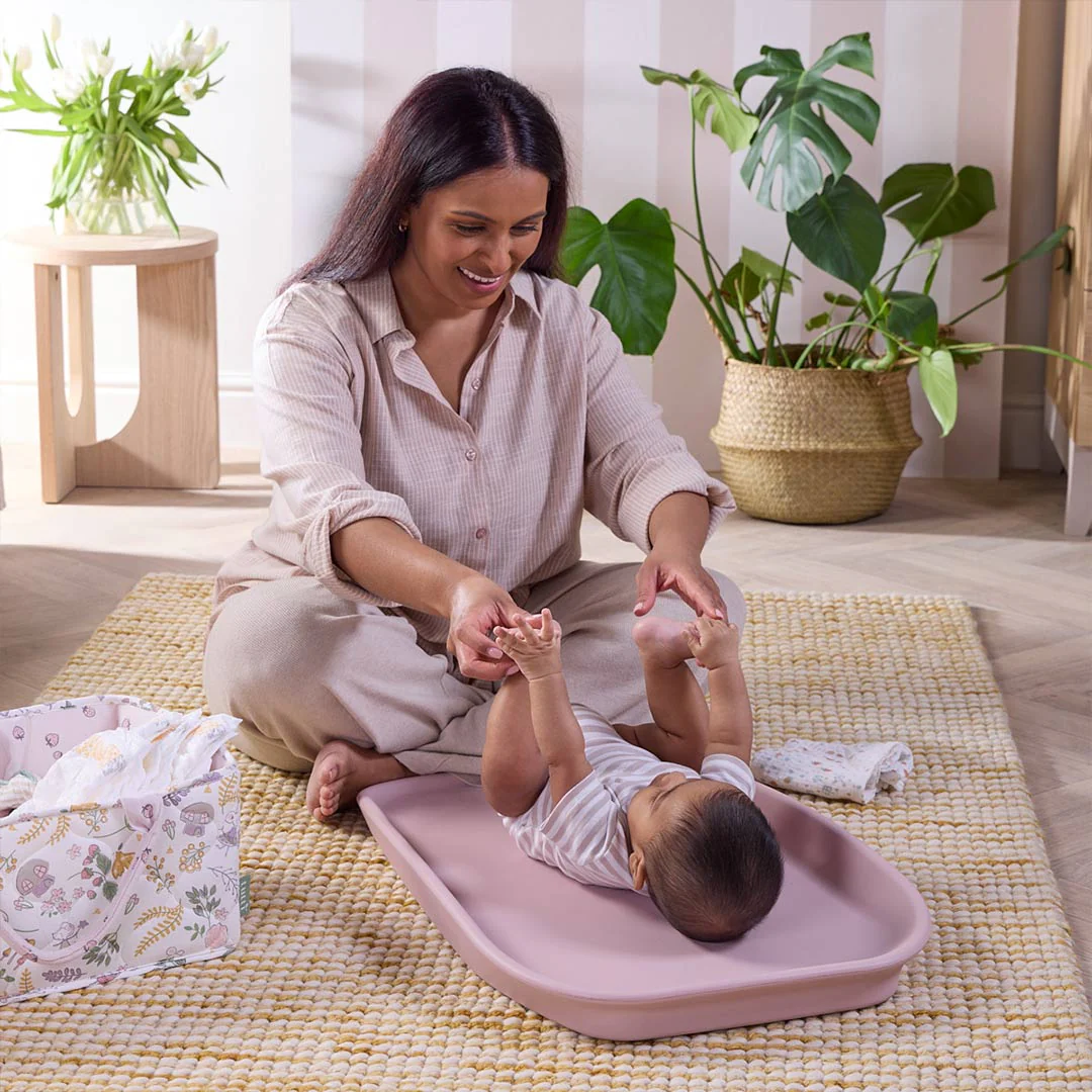 Tutti Bambini Cushi Mini Changing Mat - Petal - Image 2