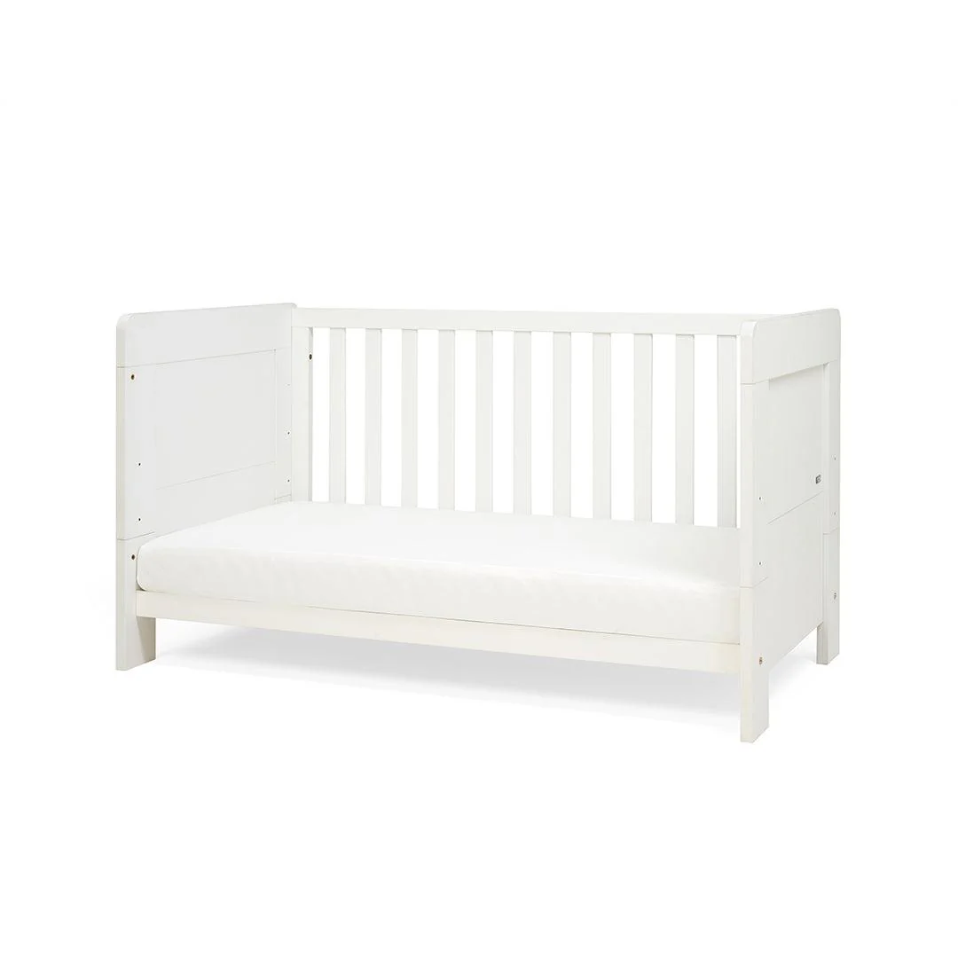 Tutti Bambini Essentials Alba Cot Bed - White - Image 11