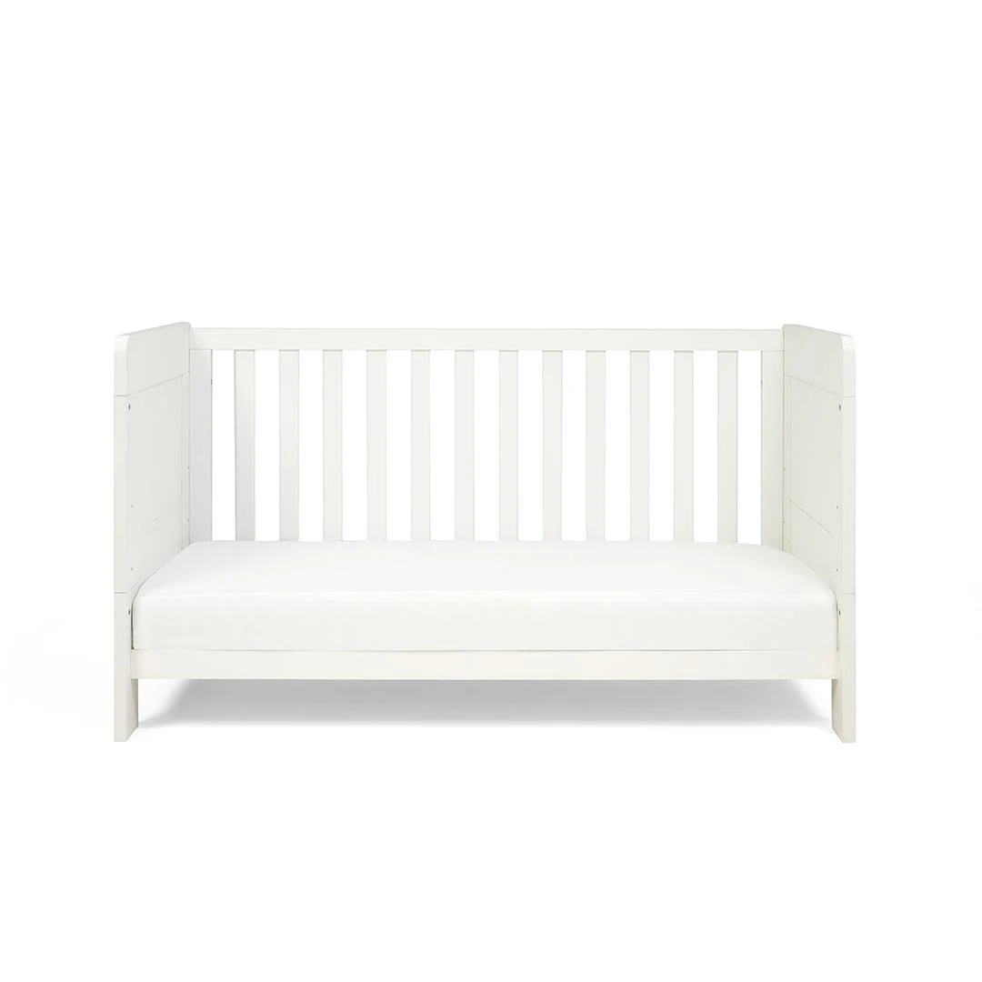 Tutti Bambini Essentials Alba Cot Bed - White - Image 12