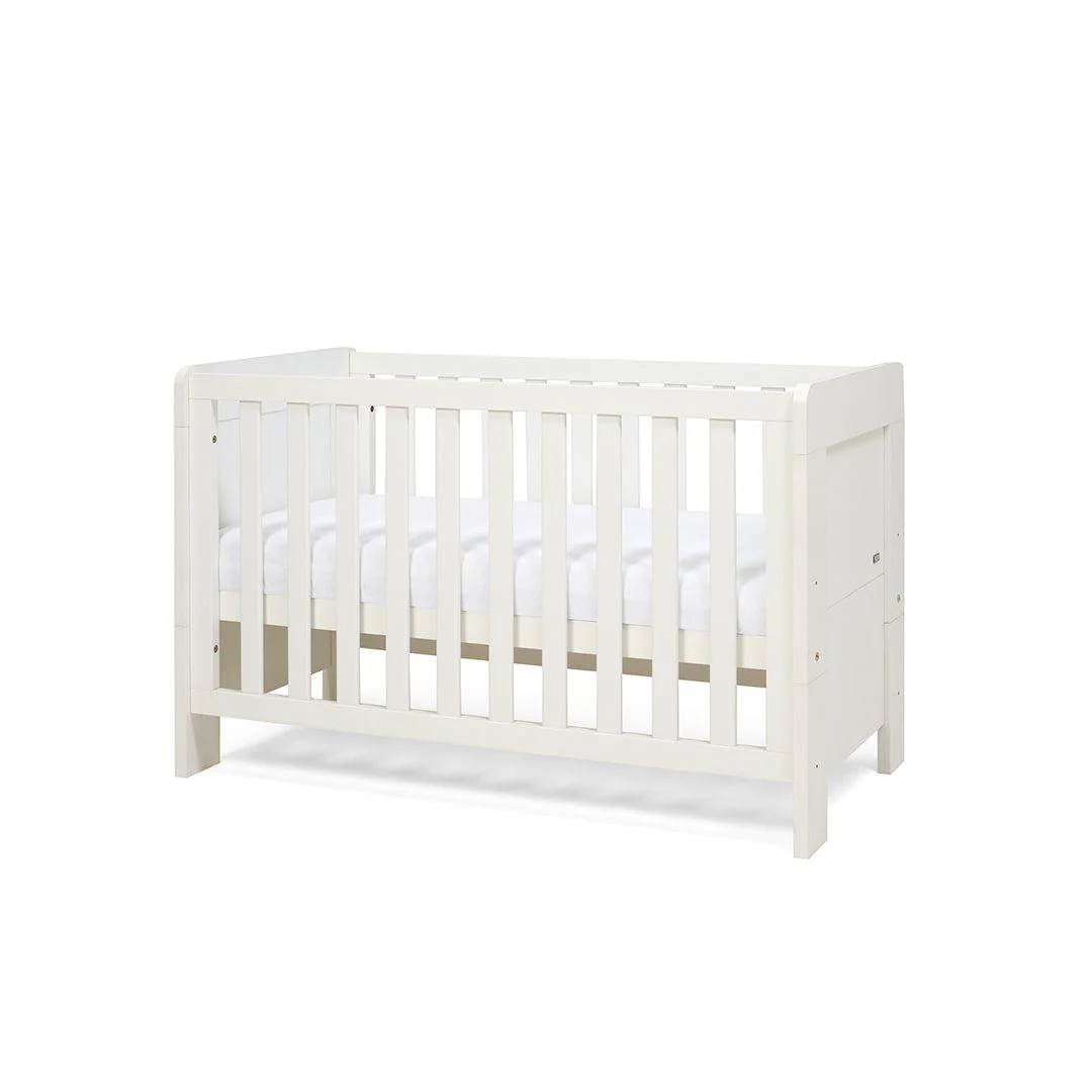Tutti Bambini Essentials Alba Mini Cot Bed - White - Image 10