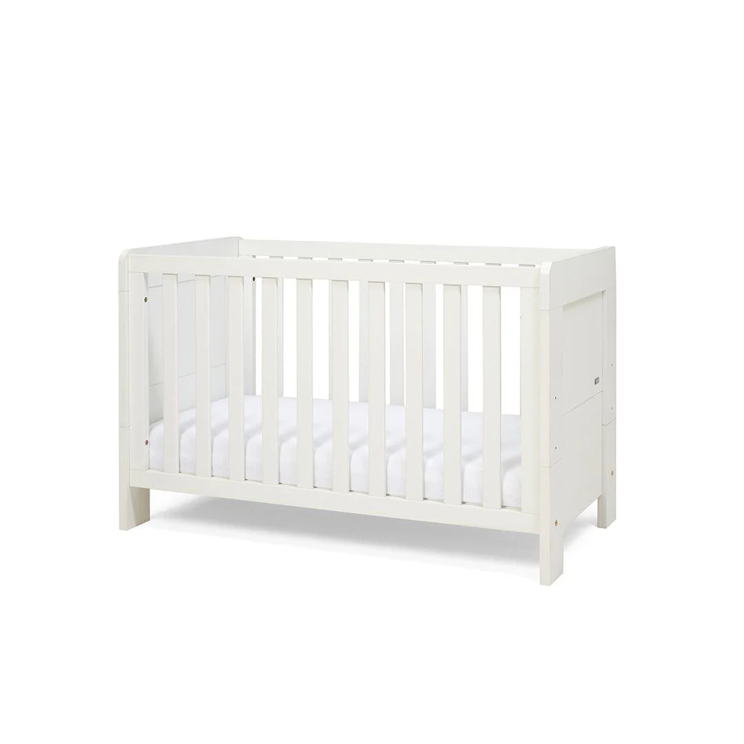 Tutti Bambini Essentials Alba Mini Cot Bed - White - Image 11