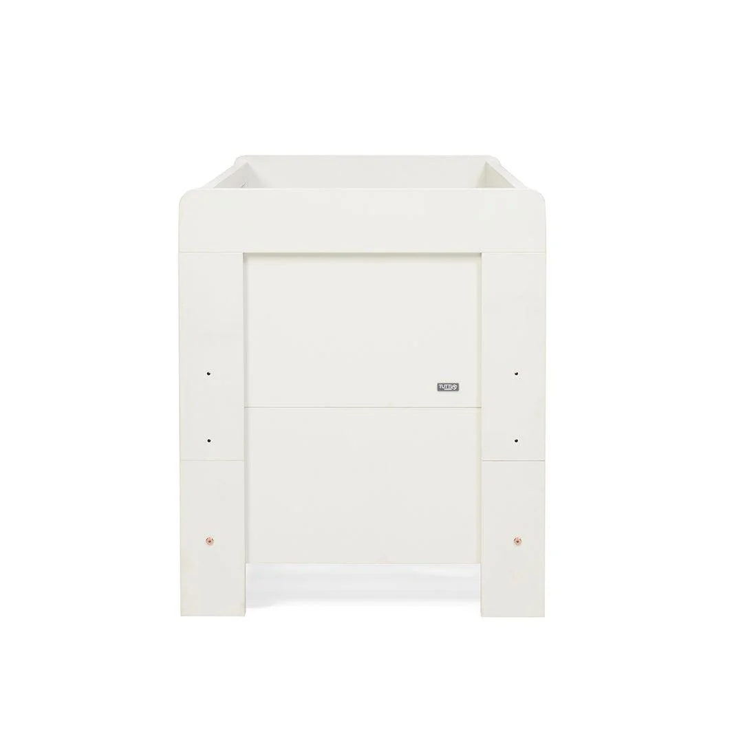 Tutti Bambini Essentials Alba Mini Cot Bed - White - Image 15