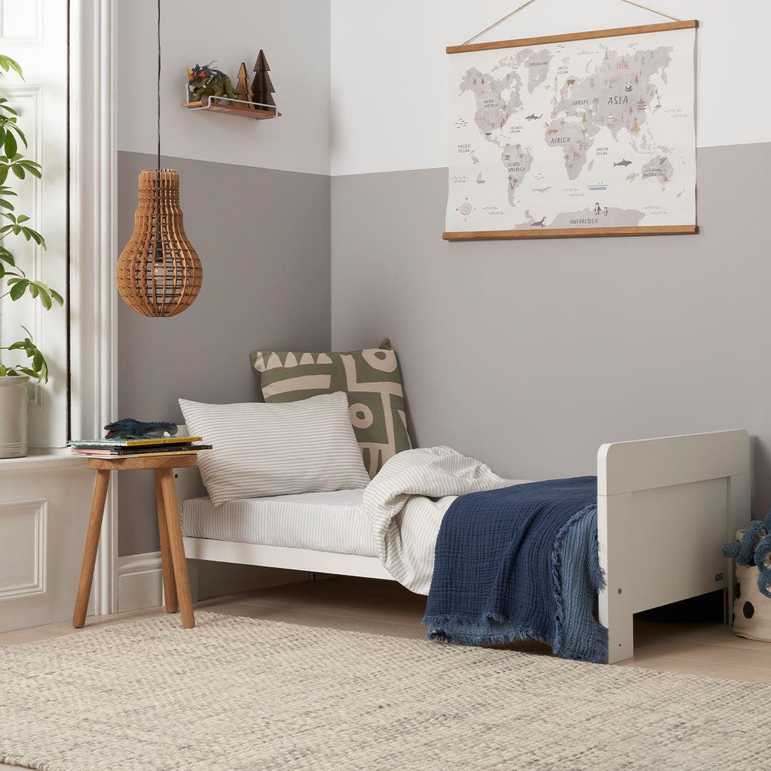 Tutti Bambini Essentials Alba Mini Cot Bed - White - Image 7