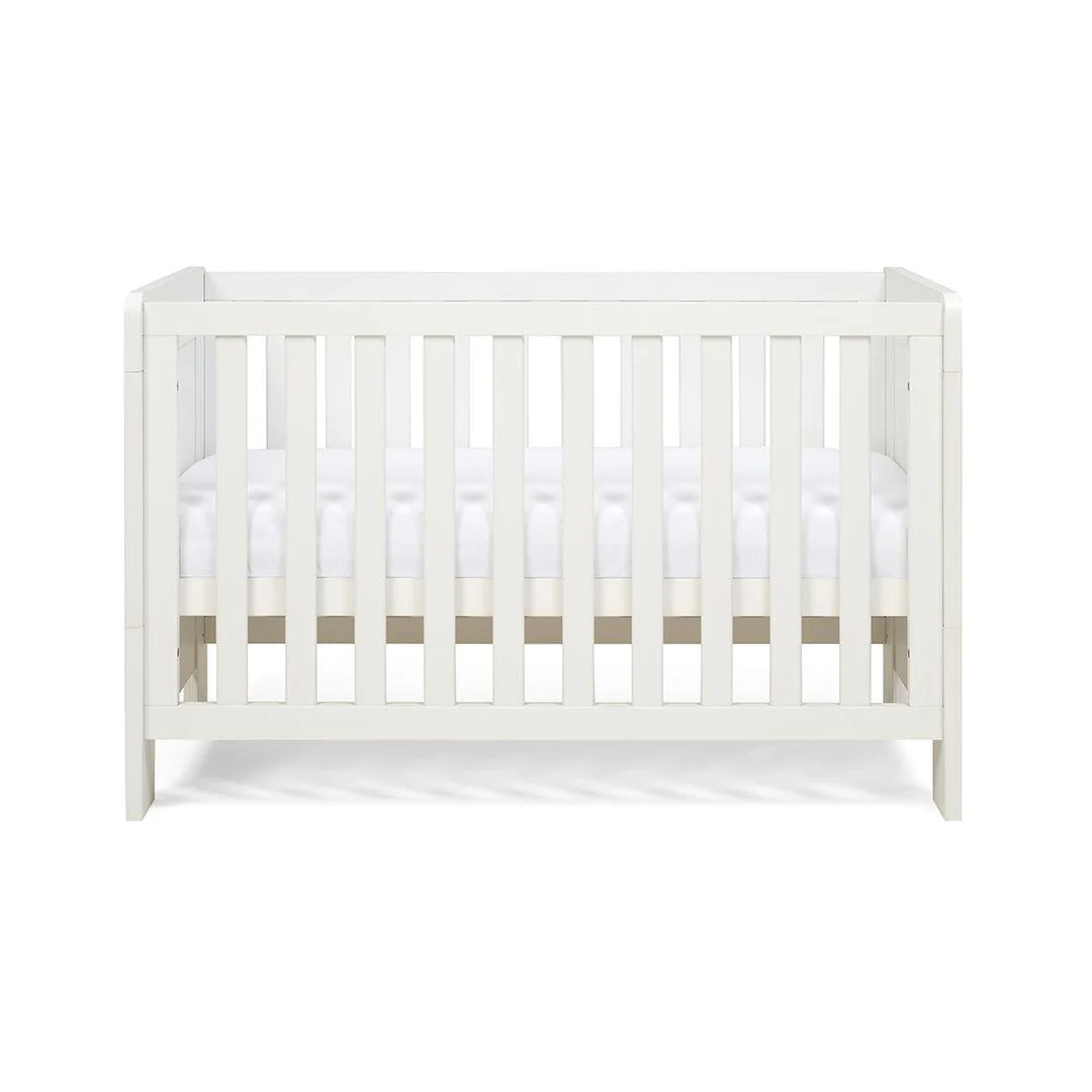 Tutti Bambini Essentials Alba Mini Cot Bed - White - Image 9