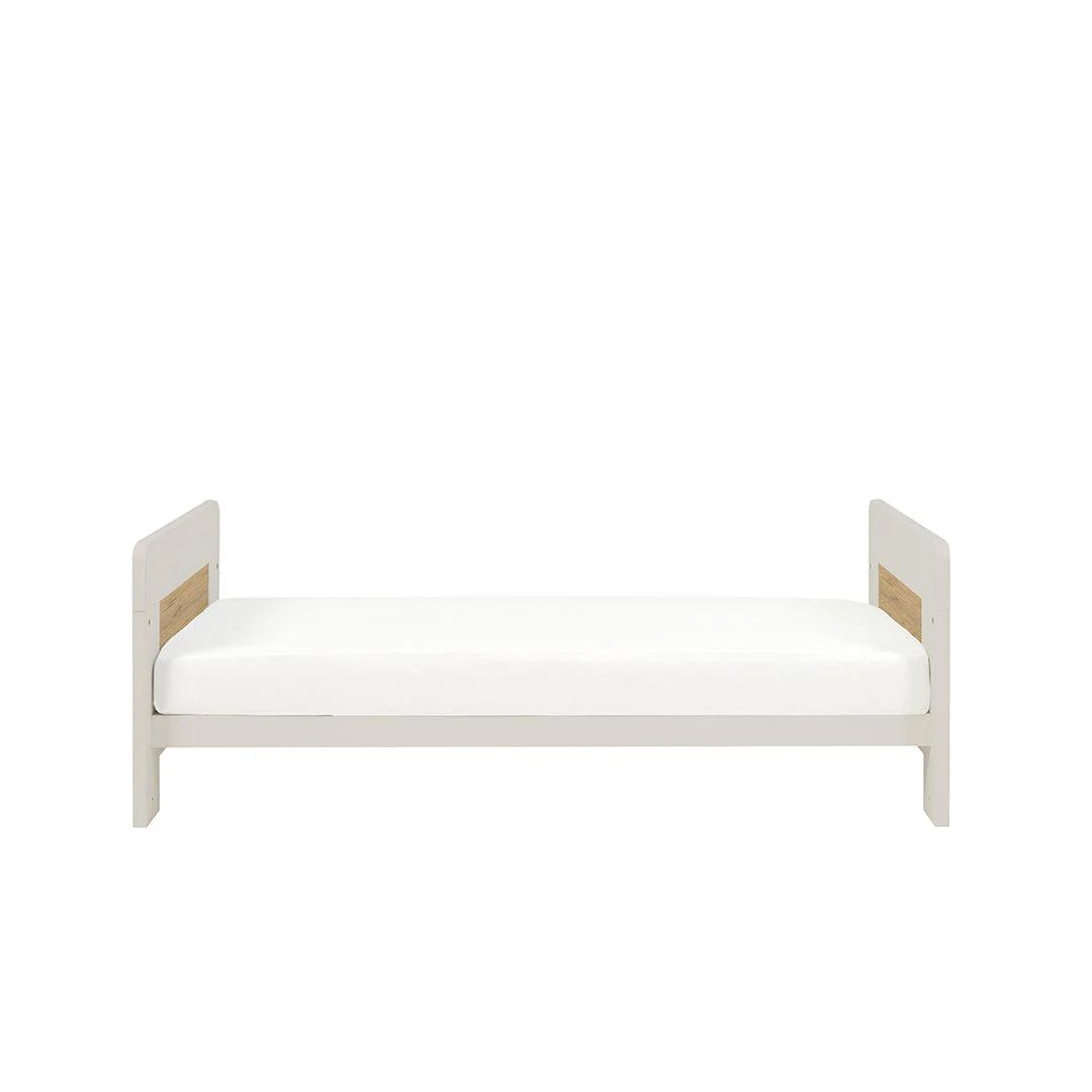 Tutti Bambini Essentials Alba Mini Cot Bed - White Sand / Distressed Oak - Image 7