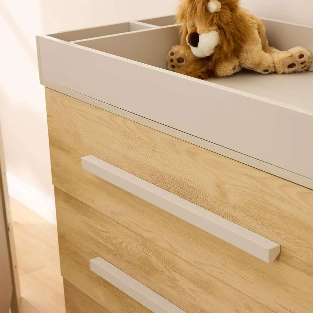 Tutti Bambini Hallee Chest Changer - Mushroom/Golden Oak - Image 5