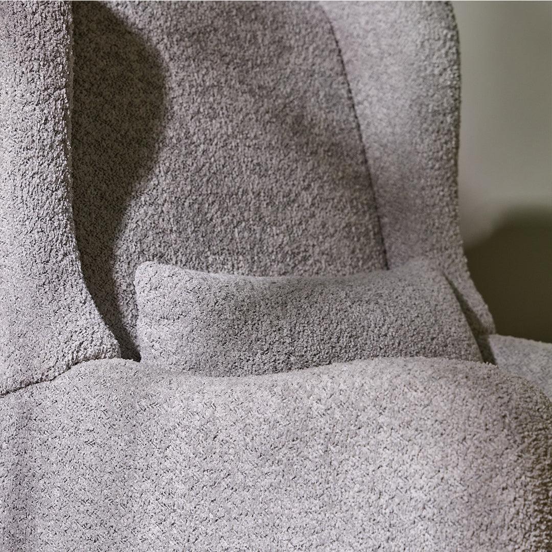 Tutti Bambini Harper Wingback Rocking Chair & Storage Footstool - Cloud Grey - Image 11