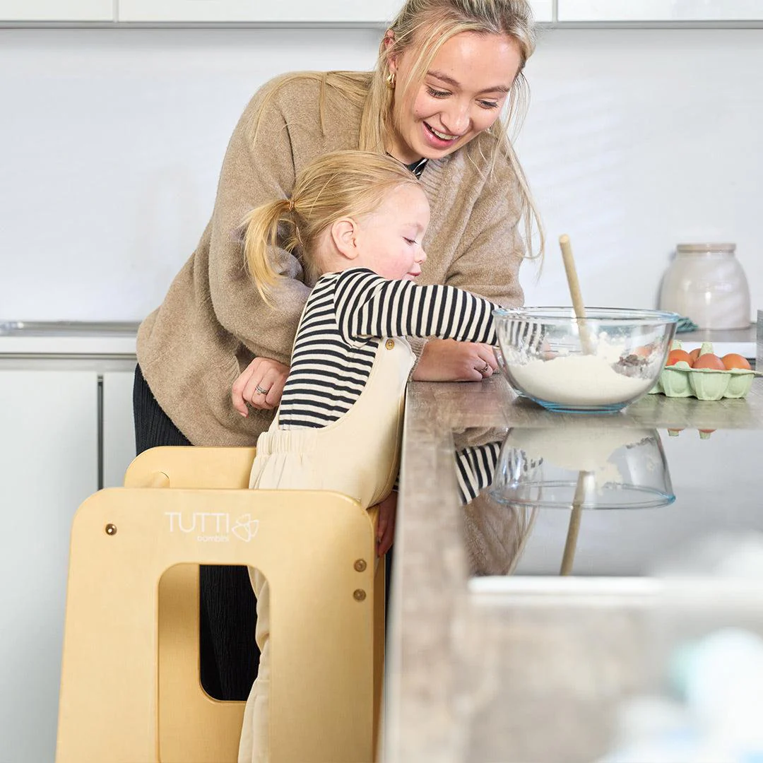 Tutti Bambini Helping Hands Montessori Toddler Learning Tower  - Natural - Image 7