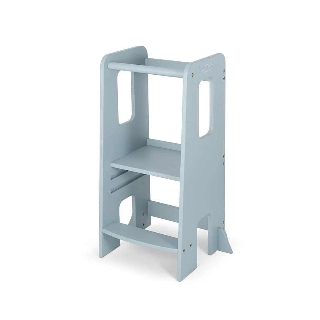 Tutti Bambini Helping Hands Montessori Toddler Learning Tower - Ocean Stone