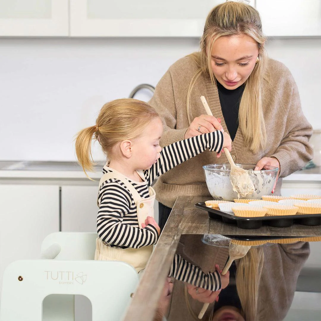 Tutti Bambini Helping Hands Montessori Toddler Learning Tower  - Sea Mist - Image 5