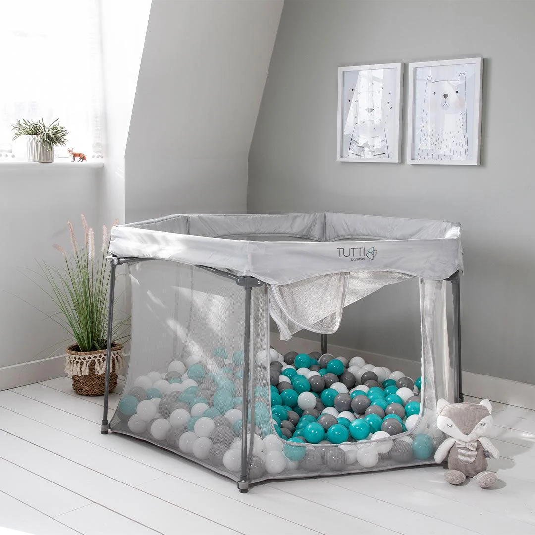 Tutti Bambini Hexa Playpen - Grey - Image 3