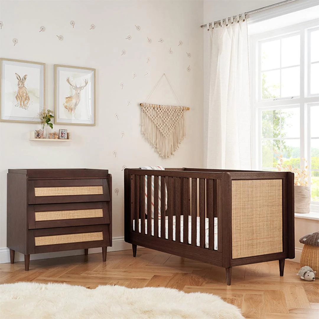 Tutti Bambini Japandi 2 Piece Room Set  - Warm Walnut - Image 2