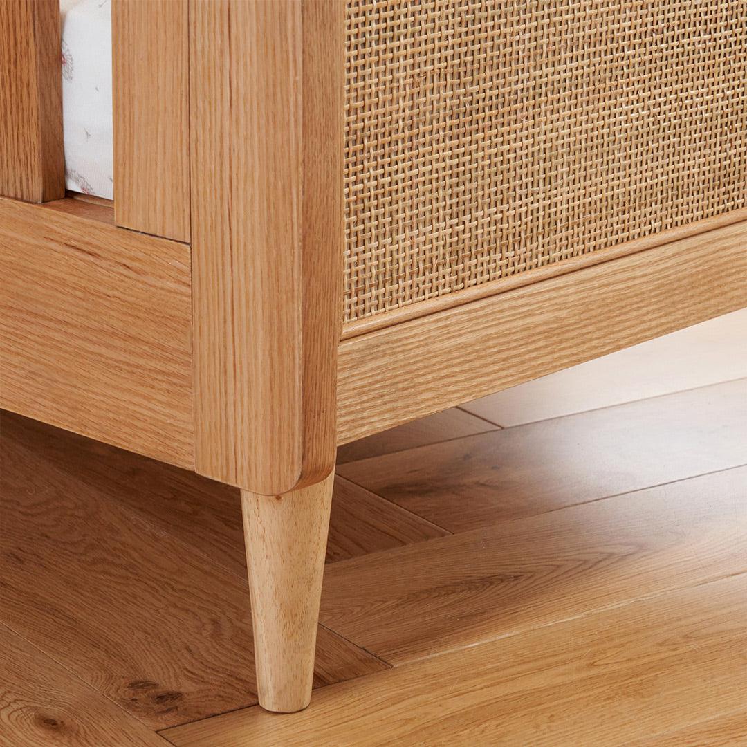 Tutti Bambini Japandi Cot Bed - Light Oak - Image 4