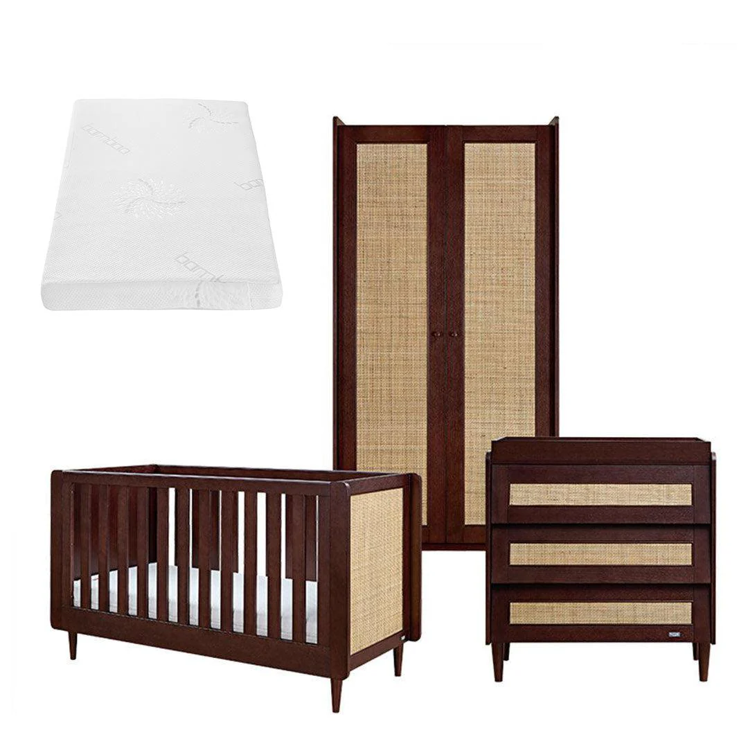 Tutti Bambini Japandi 3 Piece Room Set  - Warm Walnut - Image 13