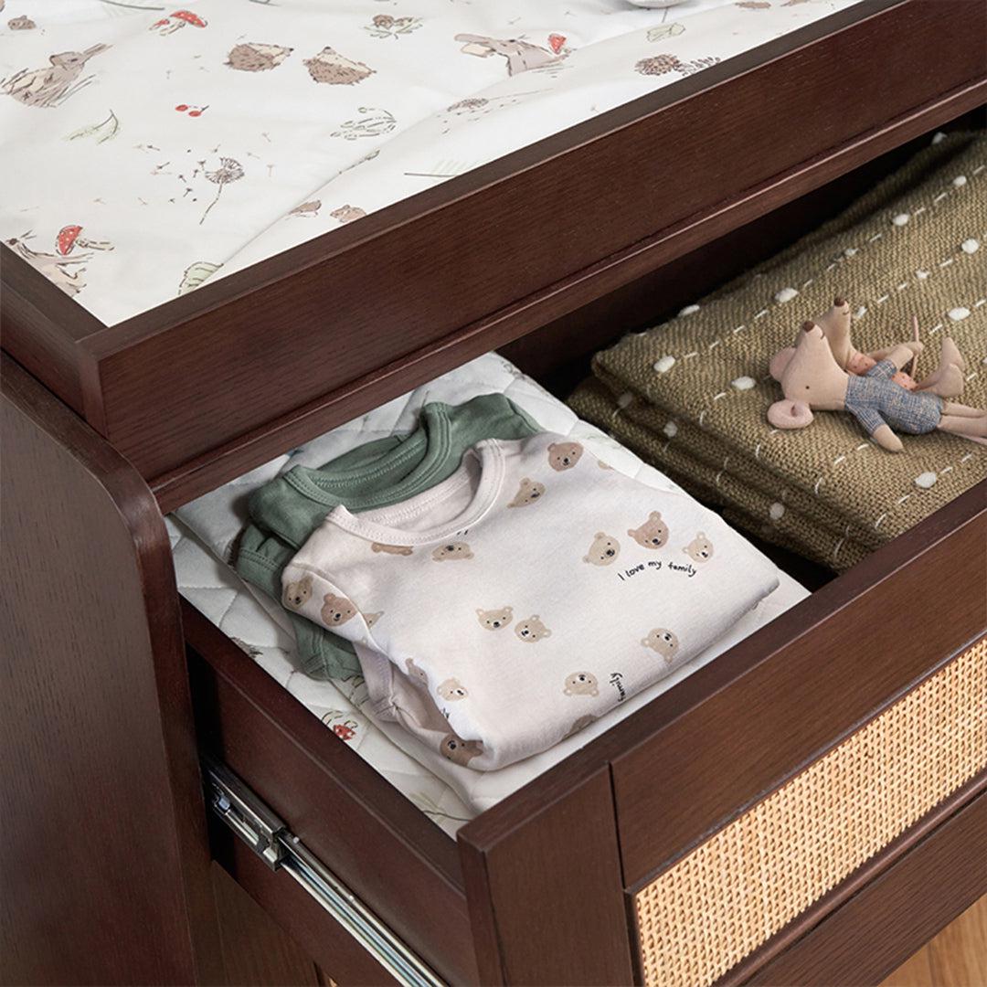 Tutti Bambini Japandi Chest Changer - Warm Walnut - Image 3