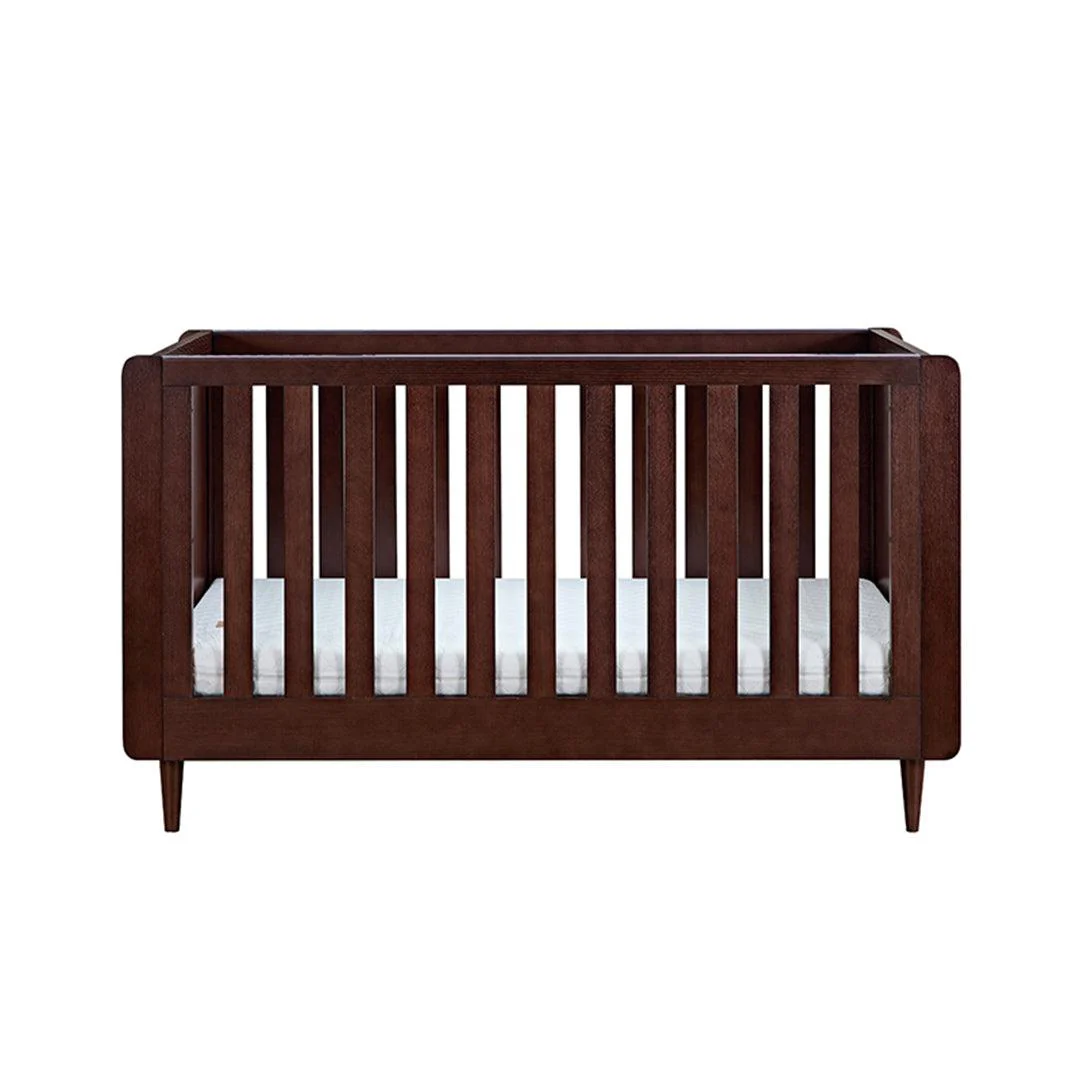 Tutti Bambini Japandi Cot Bed - Warm Walnut