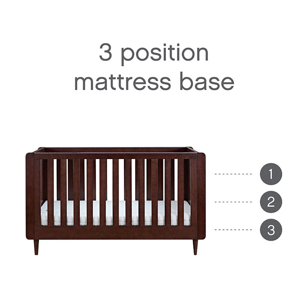 Tutti Bambini Japandi Cot Bed - Warm Walnut - Image 13