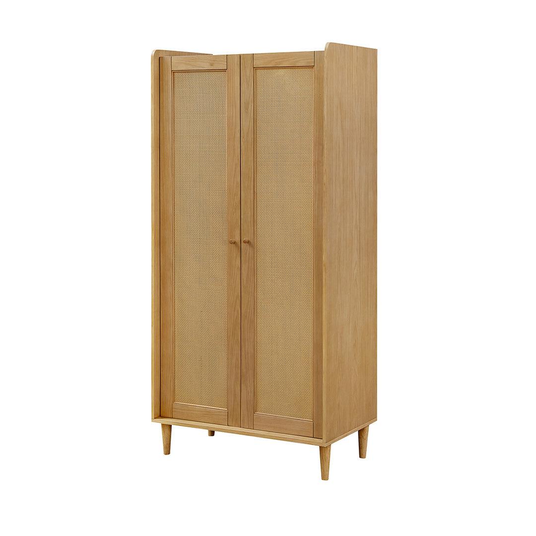 Tutti Bambini Japandi Wardrobe - Light Oak - Image 4