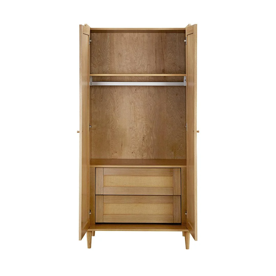 Tutti Bambini Japandi Wardrobe - Light Oak - Image 5