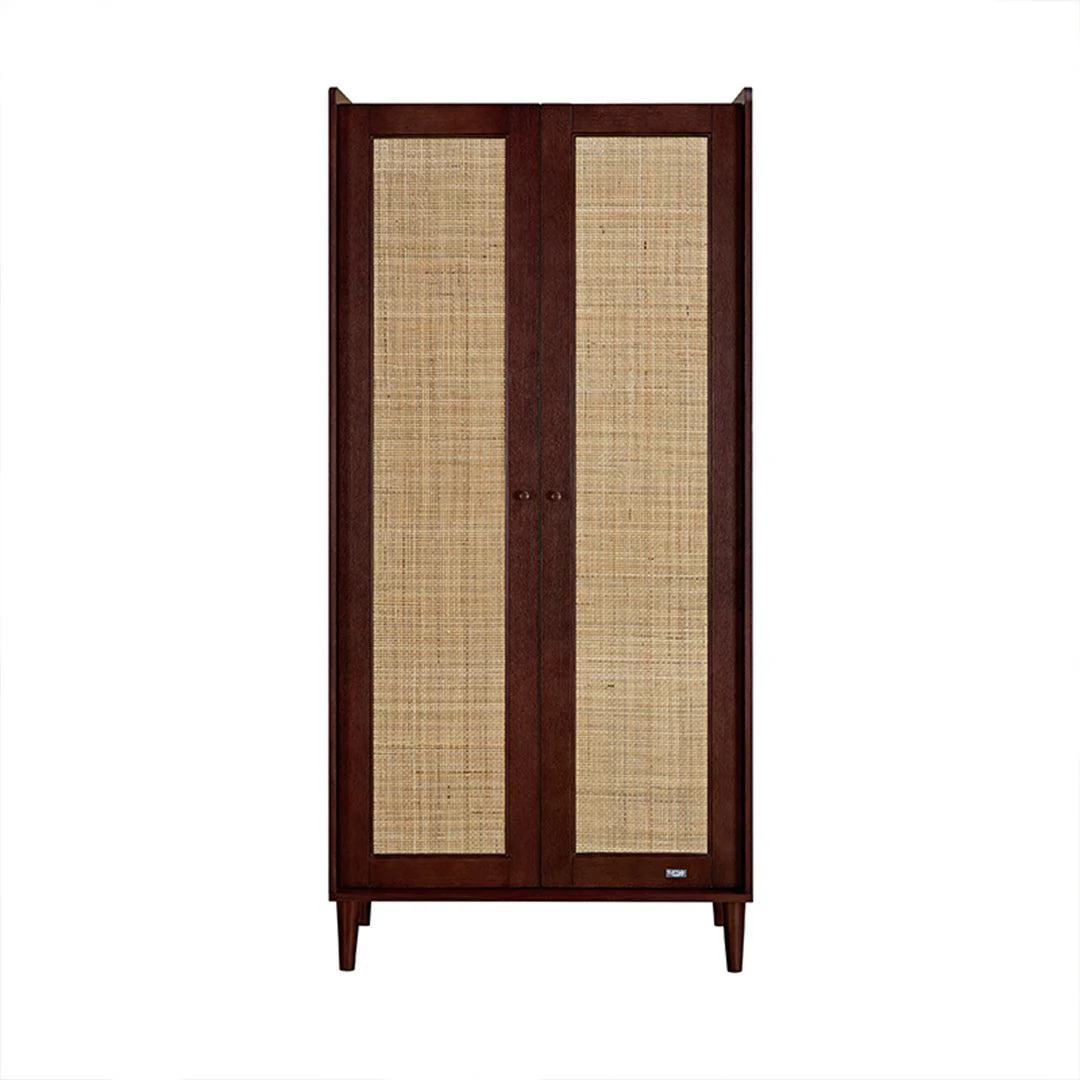 Tutti Bambini Japandi Wardrobe - Warm Walnut