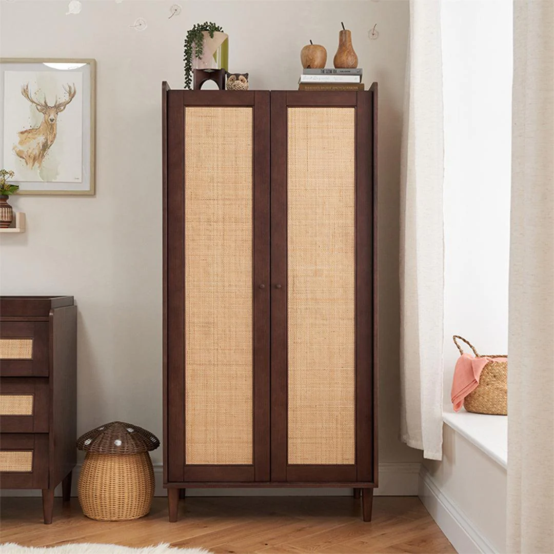 Tutti Bambini Japandi Wardrobe - Warm Walnut - Image 2