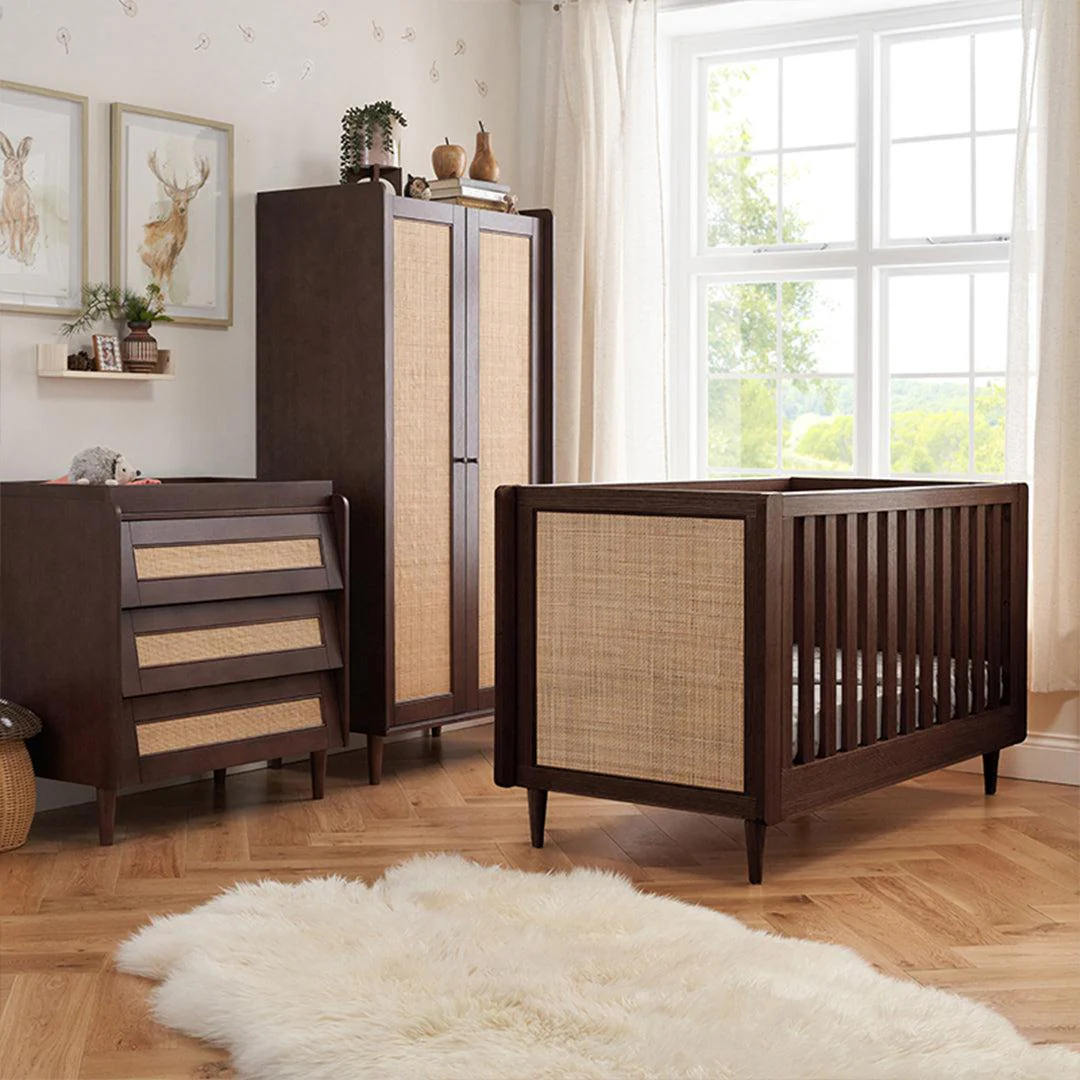 Tutti Bambini Japandi Wardrobe - Warm Walnut - Image 3