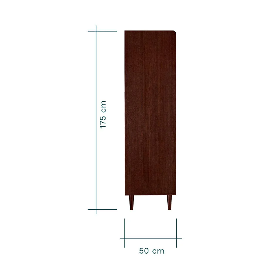 Tutti Bambini Japandi Wardrobe - Warm Walnut - Image 6