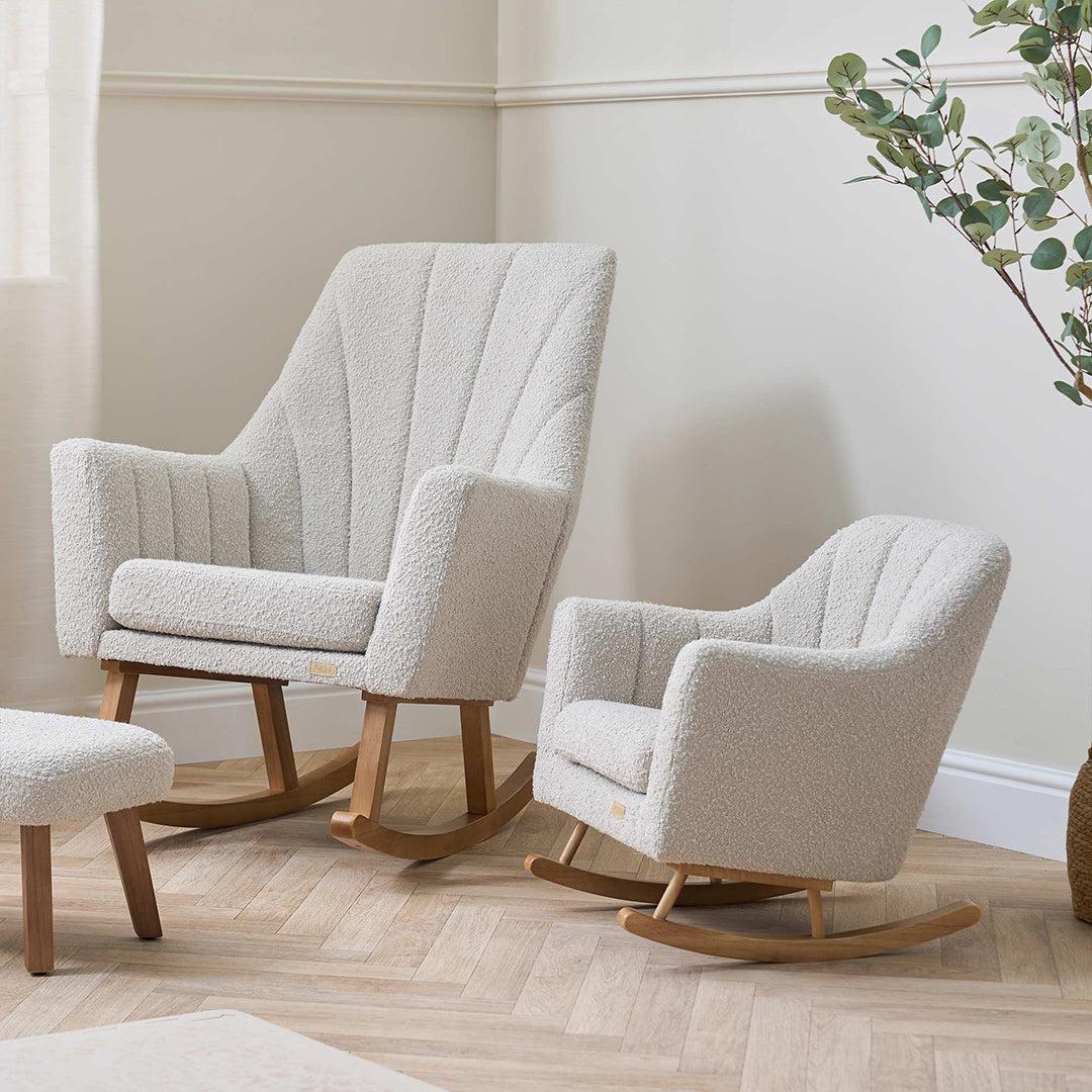Tutti Bambini Jonah Mini Me Children's Rocking Chair - Boucle Mushroom - Image 3