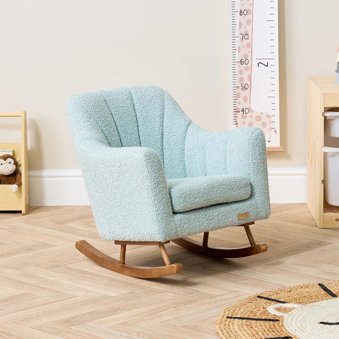 Tutti Bambini Jonah Mini Me Children's Rocking Chair - Boucle Ocean Stone - Image 7