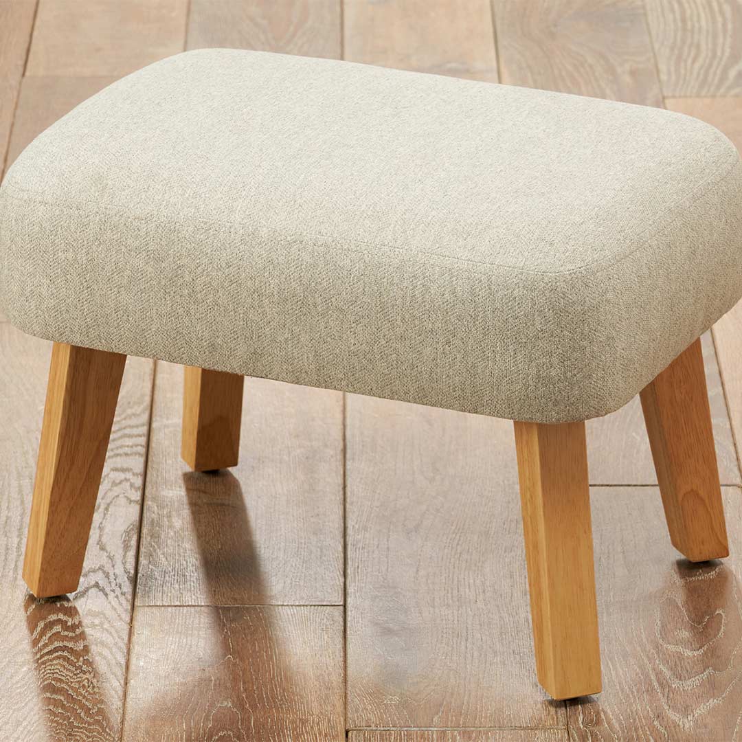 Tutti Bambini Jonah Rocking Chair + Foot Stool - Pebble - Image 6