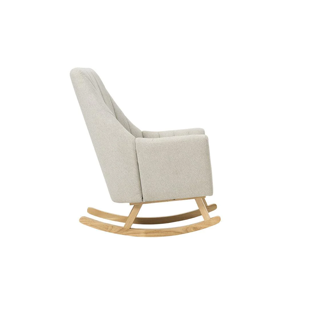 Tutti Bambini Jonah Rocking Chair + Foot Stool - Pebble - Image 8