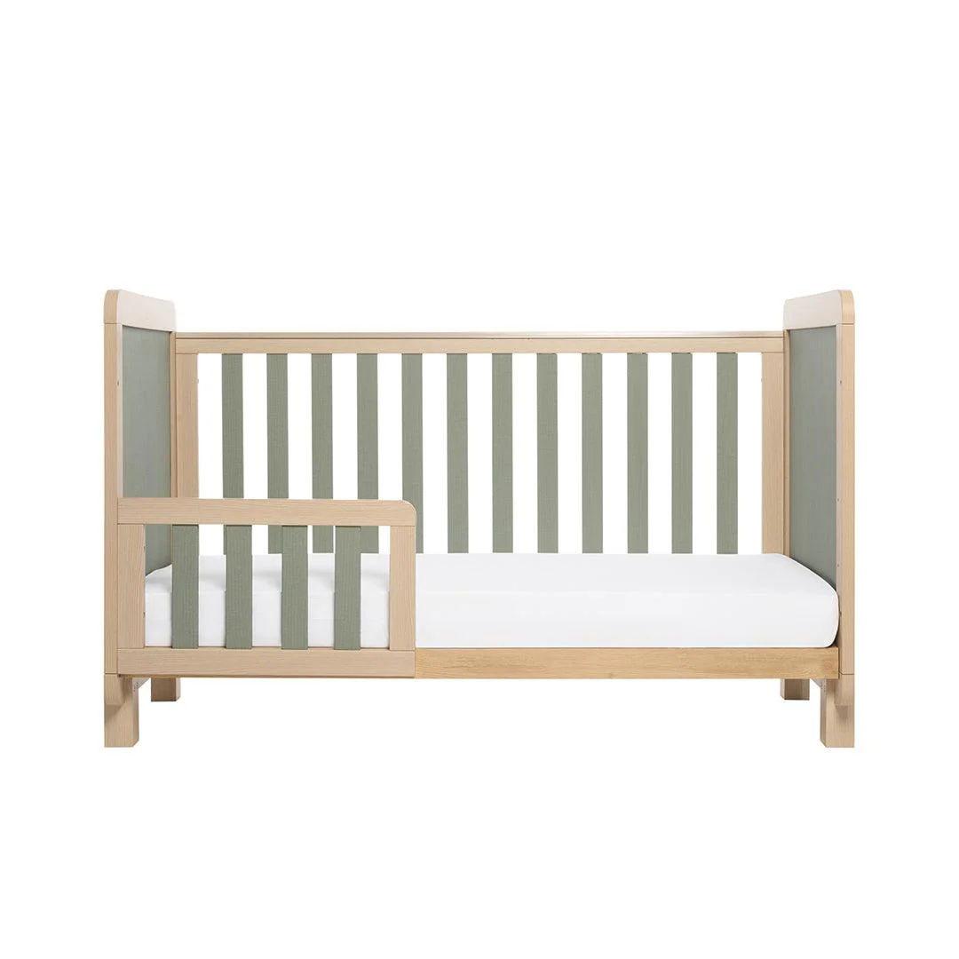 Tutti Bambini Kuba Cot Bed - Golden Oak / Sage Weave - Image 13