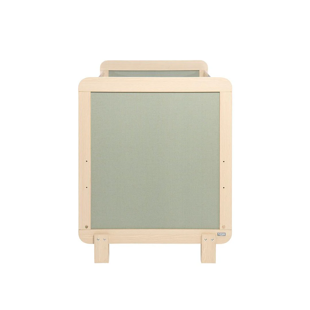 Tutti Bambini Kuba Cot Bed - Golden Oak / Sage Weave - Image 14