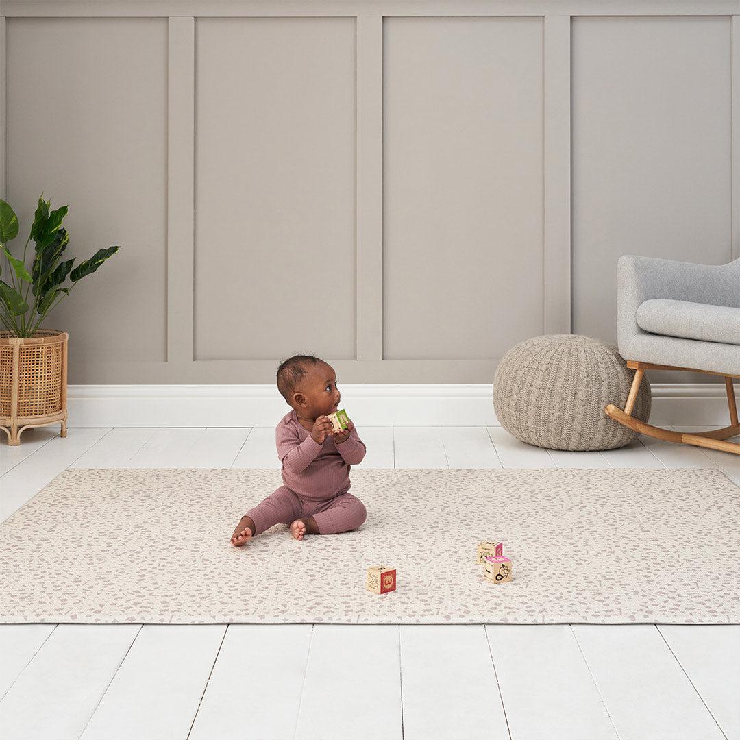 Tutti Bambini Luxury Padded XL Reversible Playmat  - Bubble & Terrazzo - Image 2