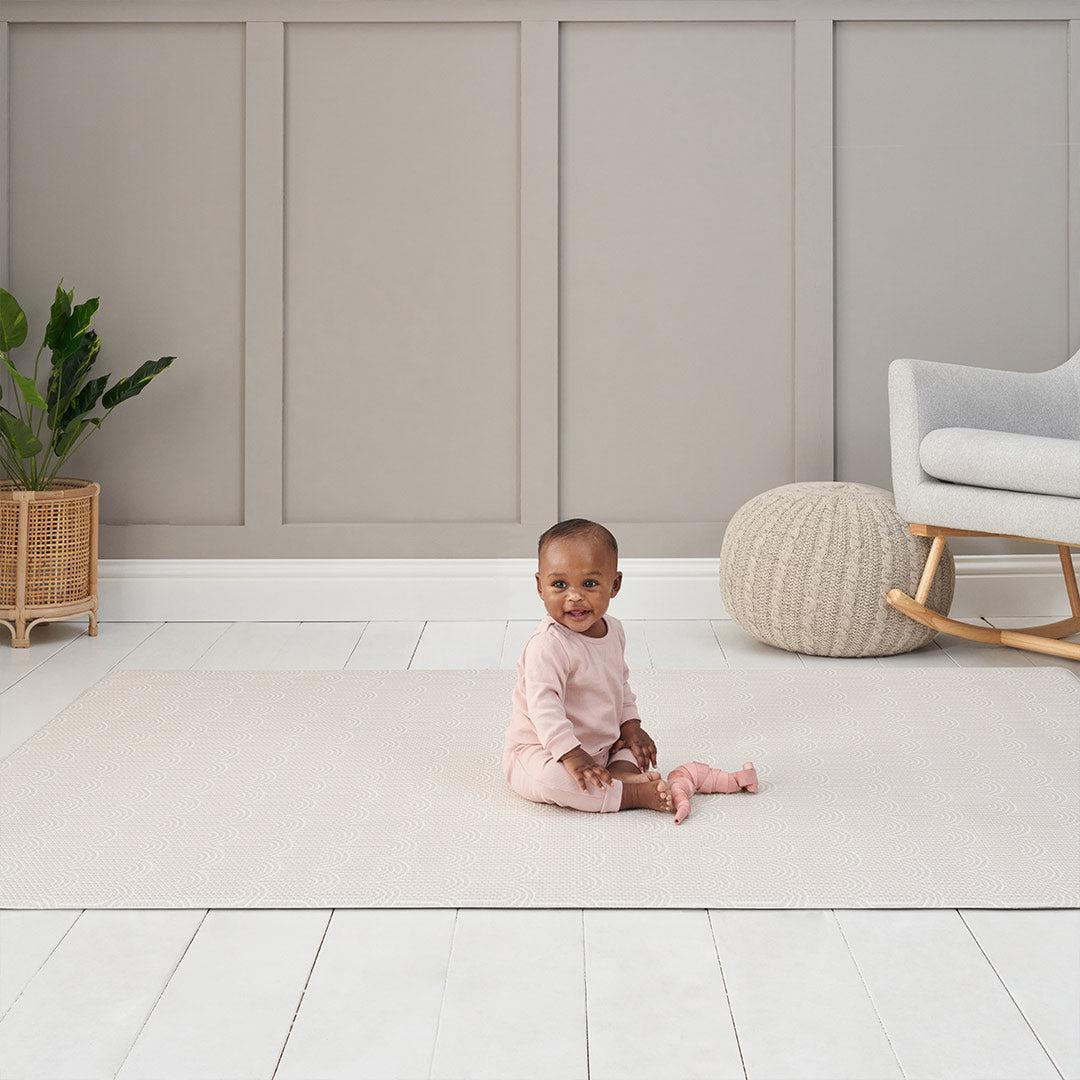 Tutti Bambini Luxury Padded XL Reversible Playmat  - Cathedral & Dash - Image 2