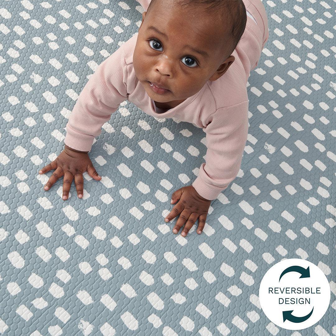 Tutti Bambini Luxury Padded XL Reversible Playmat  - Cathedral & Dash - Image 6