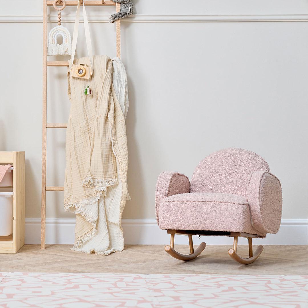 Tutti Bambini Micah Mini Me Children's Rocking Chair  - Blush - Image 10