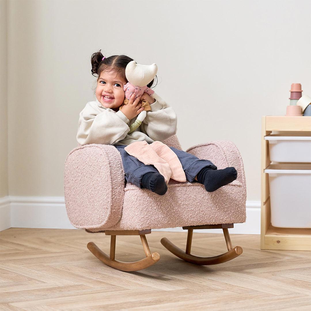 Tutti Bambini Micah Mini Me Children's Rocking Chair  - Blush - Image 2