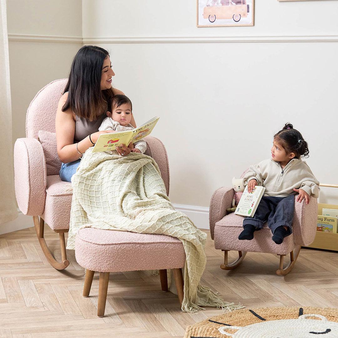 Tutti Bambini Micah Mini Me Children's Rocking Chair  - Blush - Image 6