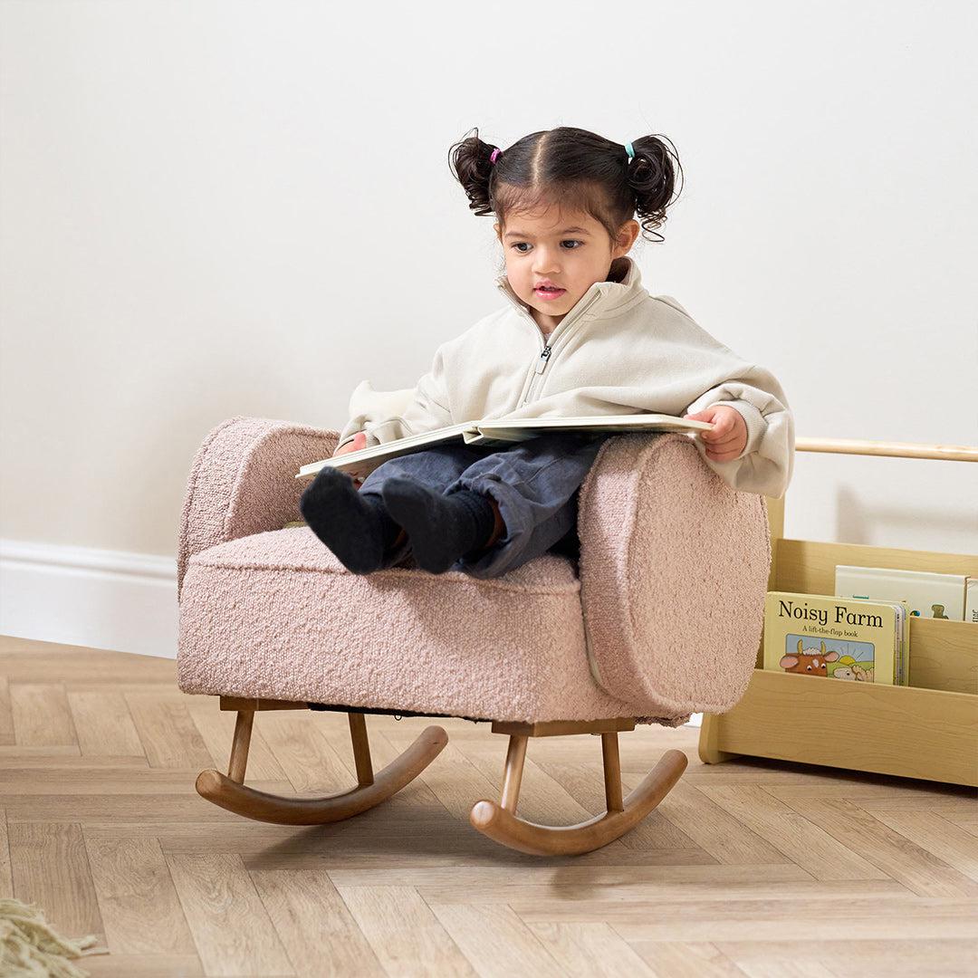 Tutti Bambini Micah Mini Me Children's Rocking Chair  - Blush - Image 7
