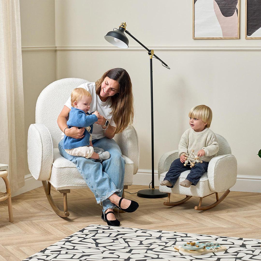 Tutti Bambini Micah Mini Me Children's Rocking Chair - Fresh Cream - Image 3