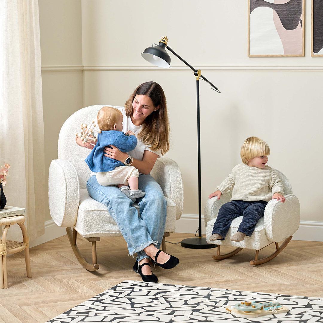 Tutti Bambini Micah Mini Me Children's Rocking Chair - Fresh Cream - Image 6